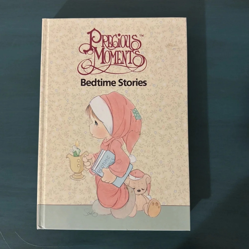 Vintage 1990s Precious Moments Bedtime Stories Hardcover Book